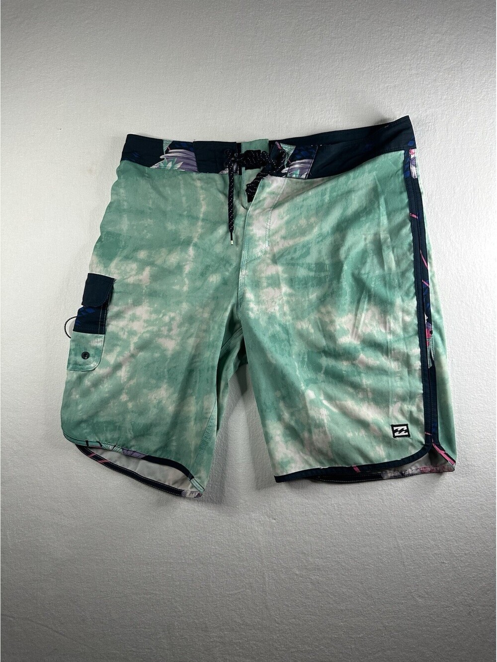 Billabong All Day Pro Blue Board Shorts Lightweight Surfing Boardies Men's W32